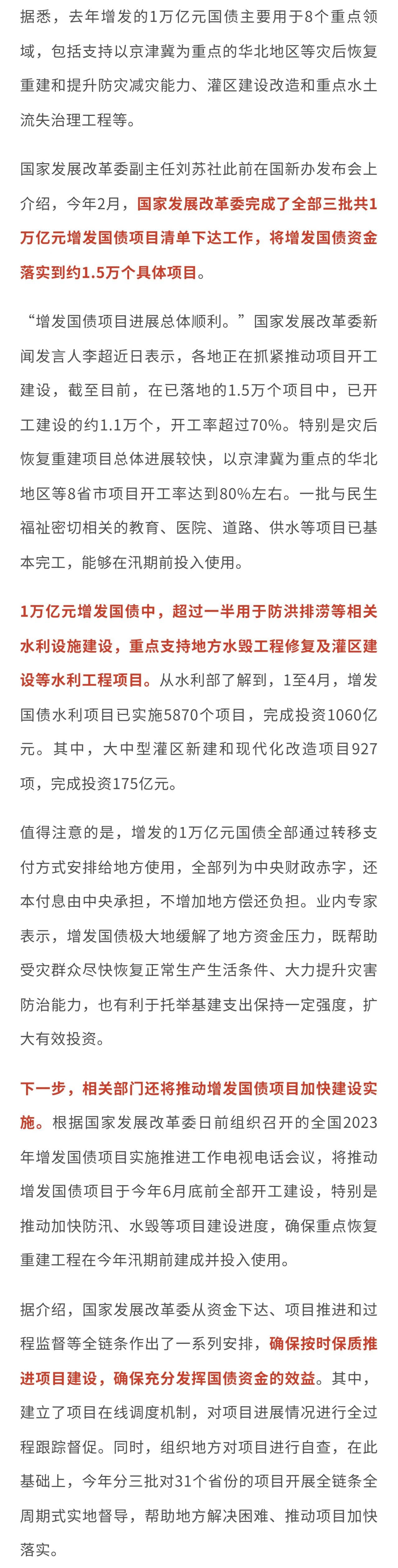 萬億增發(fā)國債加快落地見效！1.5萬個項(xiàng)目開工率超70%！.jpg